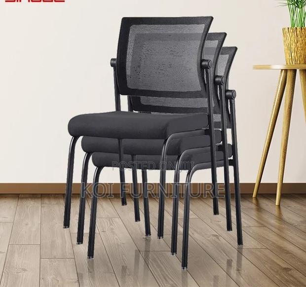 Office Chairs; Strong Fabric Mesh Office Visitor Chairs - thumbnail 3