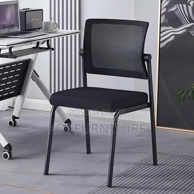 Office Chairs; Strong Fabric Mesh Office Visitor Chairs - thumbnail 5
