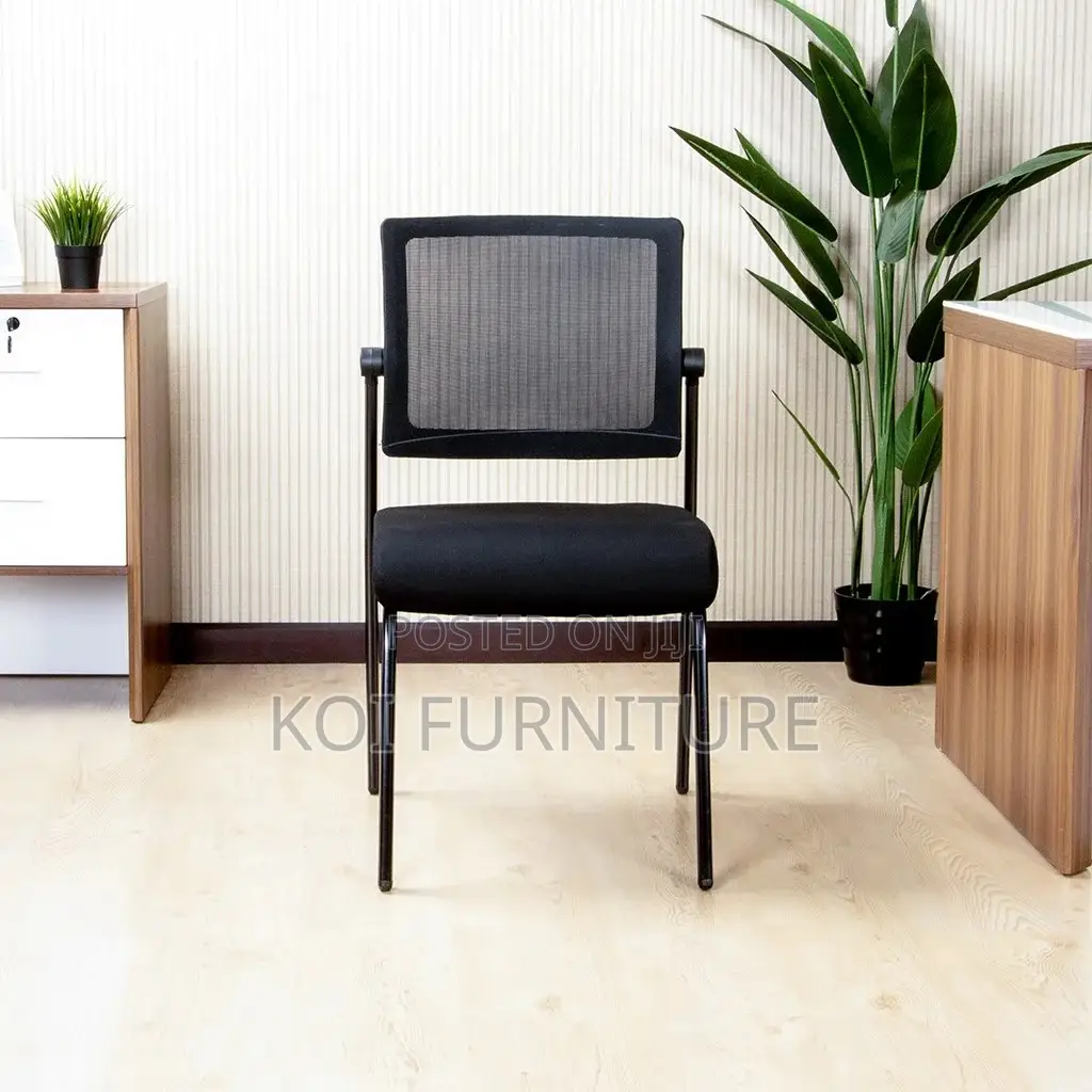Office Chairs; Strong Fabric Mesh Office Visitor Chairs