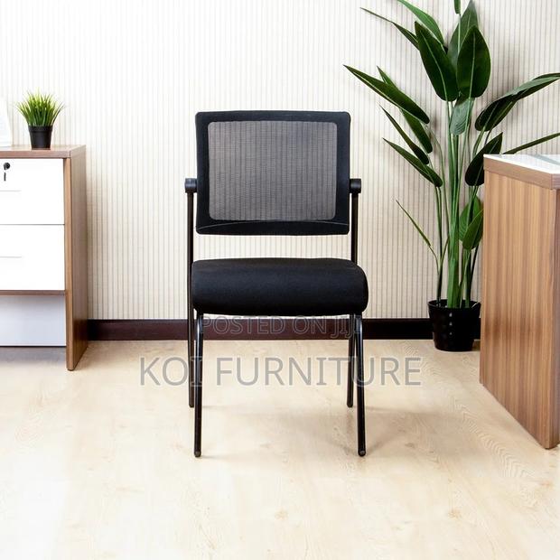 Office Chairs; Strong Fabric Mesh Office Visitor Chairs - thumbnail 7