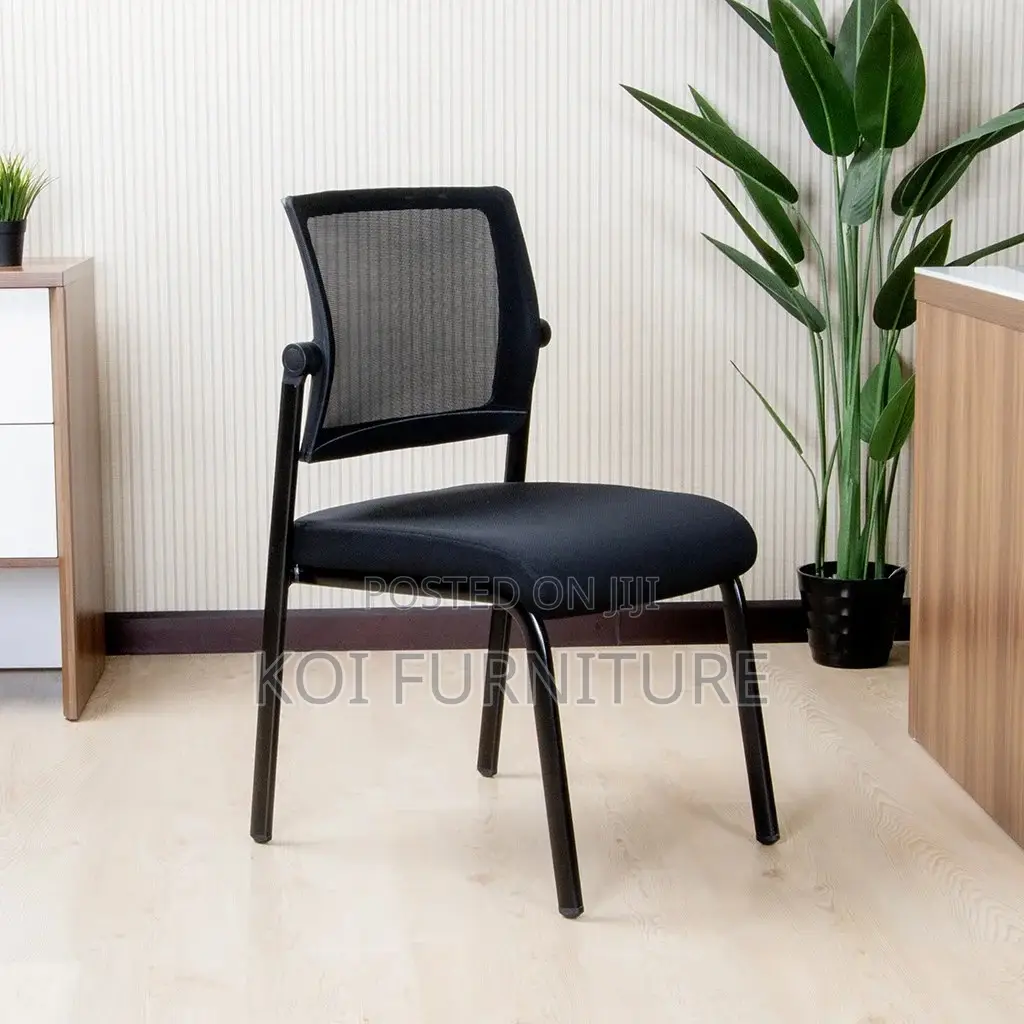 Office Chairs; Strong Fabric Mesh Office Visitor Chairs