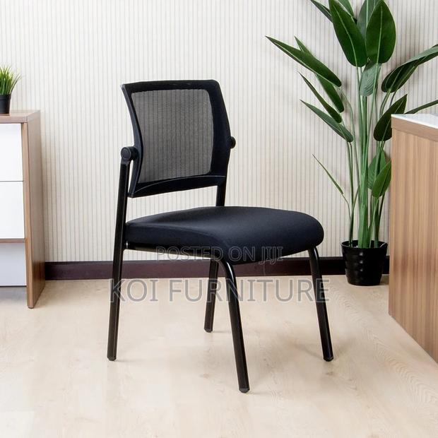 Office Chairs; Strong Fabric Mesh Office Visitor Chairs - thumbnail 8