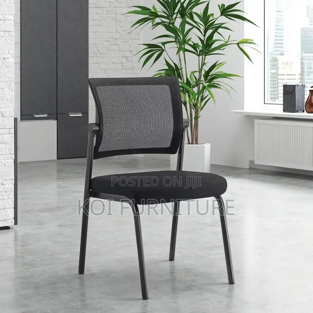 Office Chairs; Strong Fabric Mesh Office Visitor Chairs