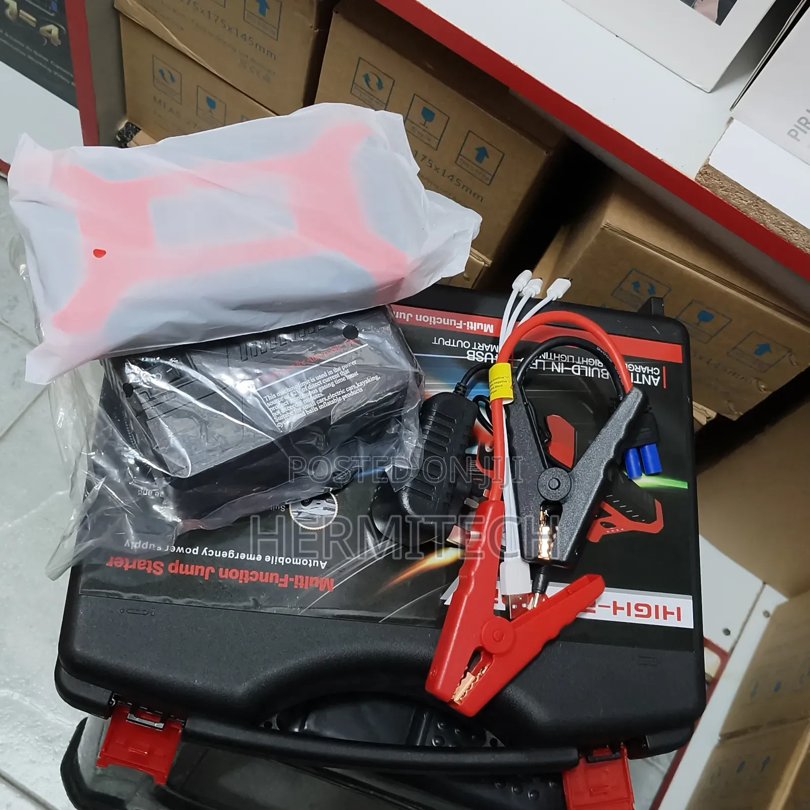 Fully Equipped Jump Starter Kit Available