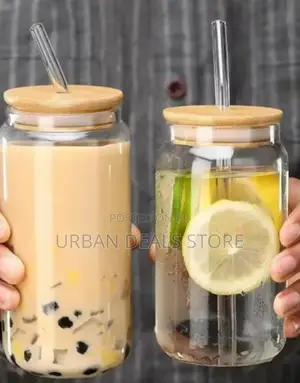 Portable Smoothie Jar With Straw
 Material Capacity:600ml