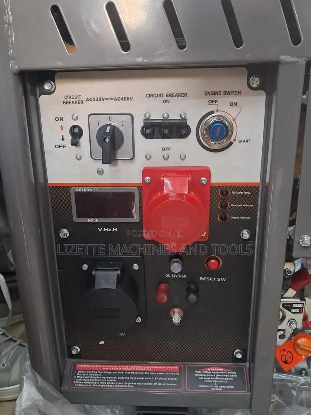 Cigma Uk 10kva Dual Phase Diesel Generator (Both Single and 3 Phase) - thumbnail 2