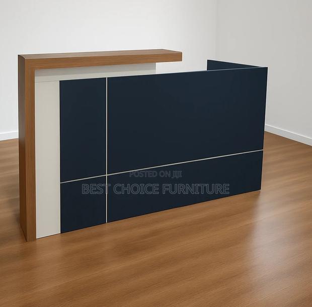 Reception Desk; Modern Wooden 1.6m Office Reception Counter Desk