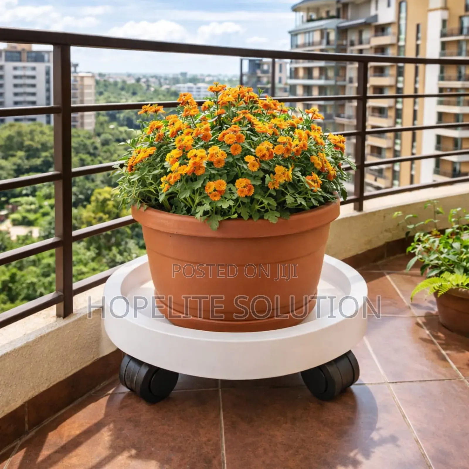 Movable Flower Pot/Gas Cylinder Pallet.