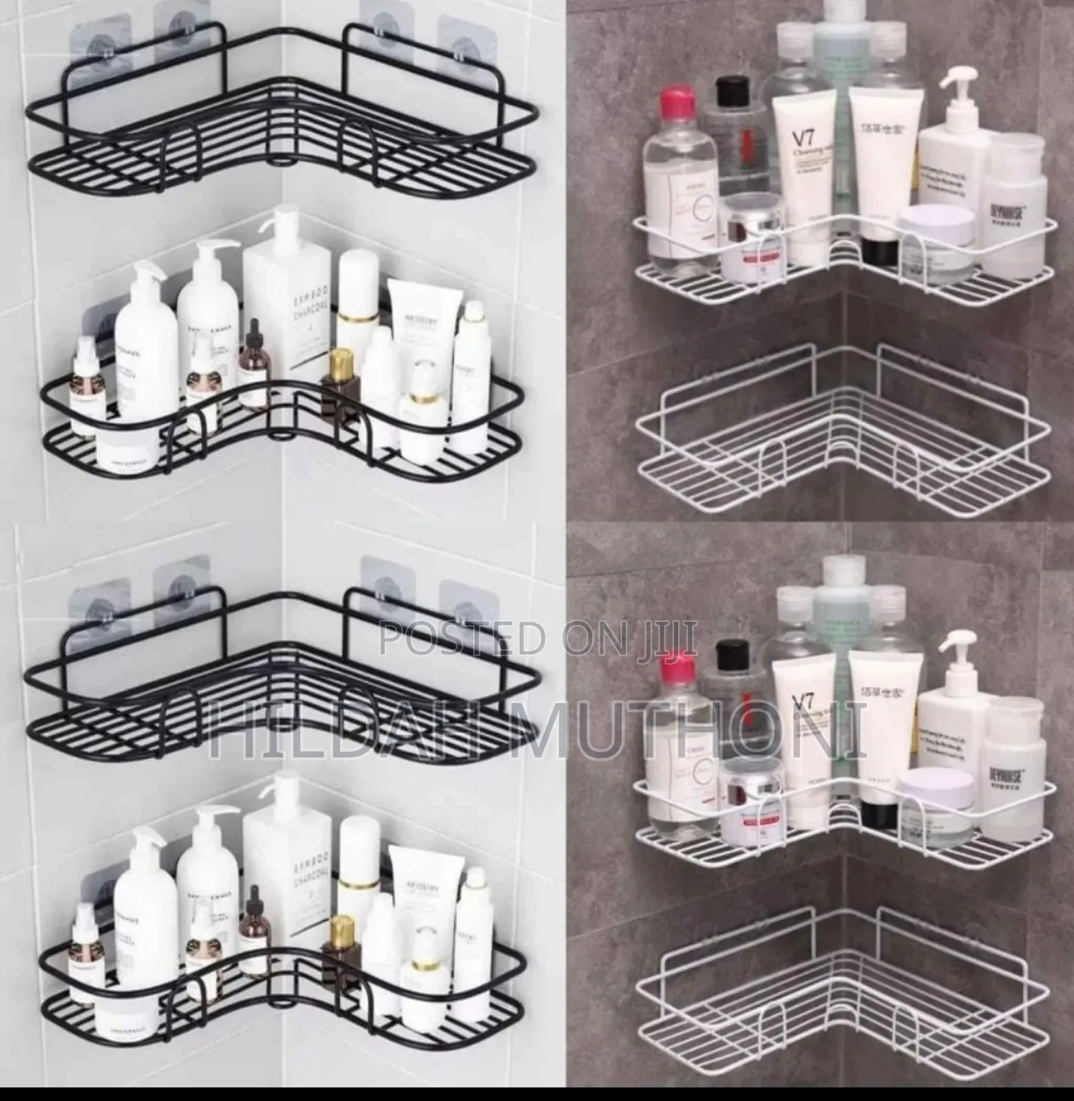 Bathroom Organizers Each Comes With Stickers