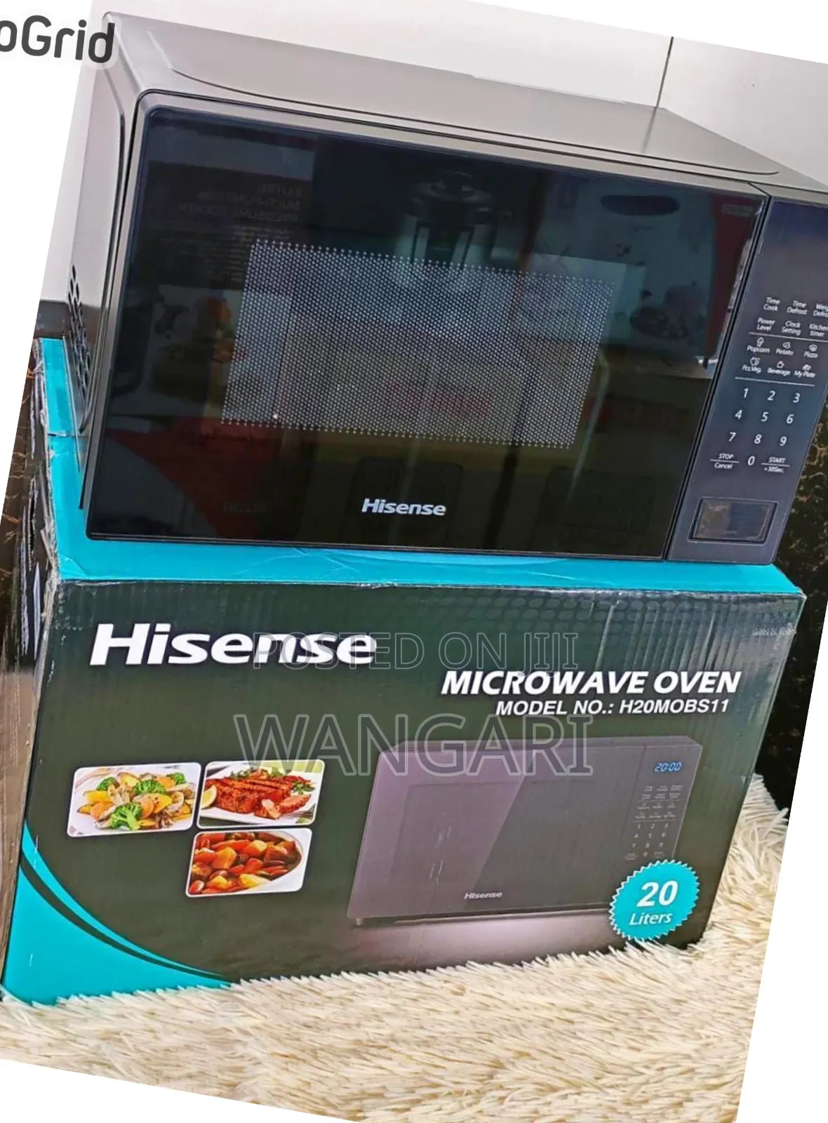 Hisense New Black Microwave