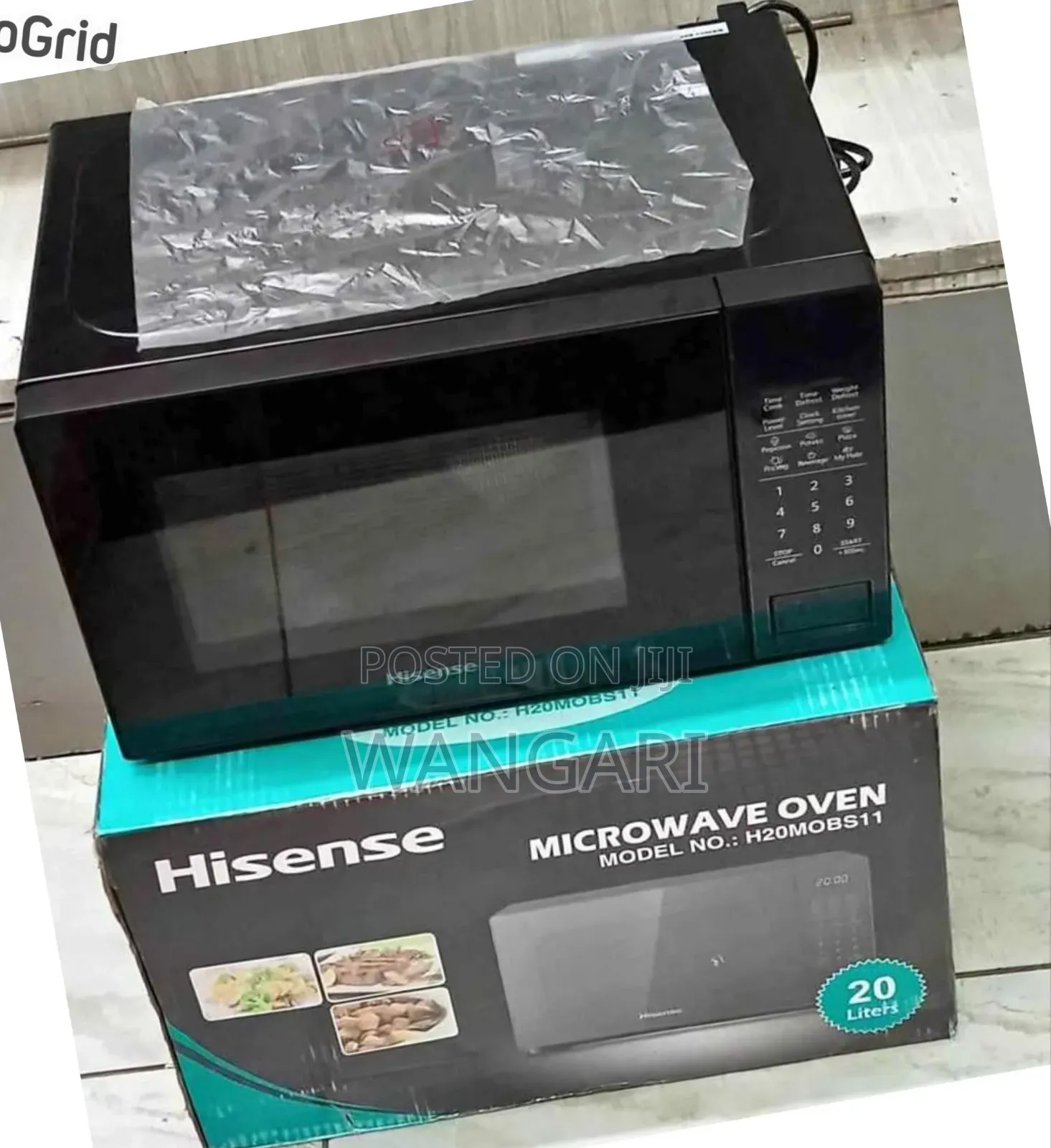 Black Hisense Microwave in Stock