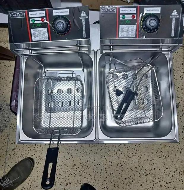 Double Deep Fryer Machine - main view