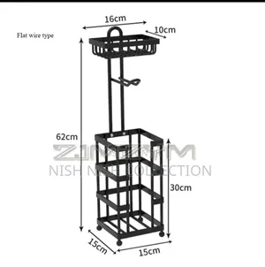 Heavy-Duty Toilet Paper Holder Stand