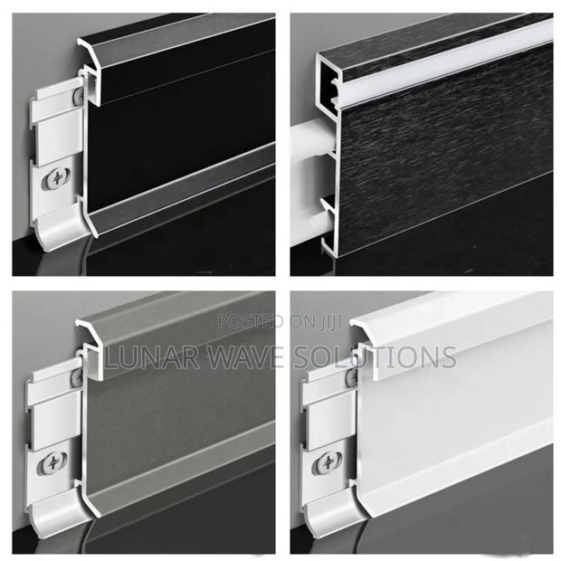 New Design Wall Skirtings With Led Light Diffuser (Per 2.5meter) - thumbnail 2
