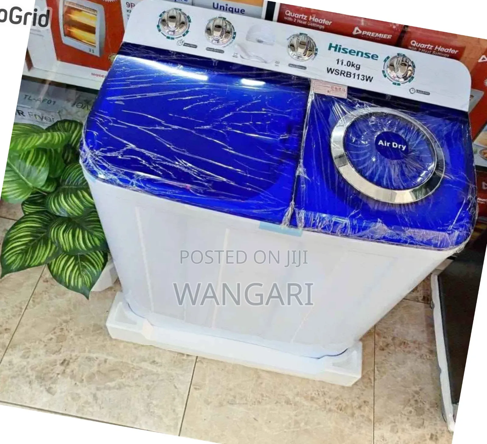 New Hisense 11 KGS Twin Tub Washing Machine