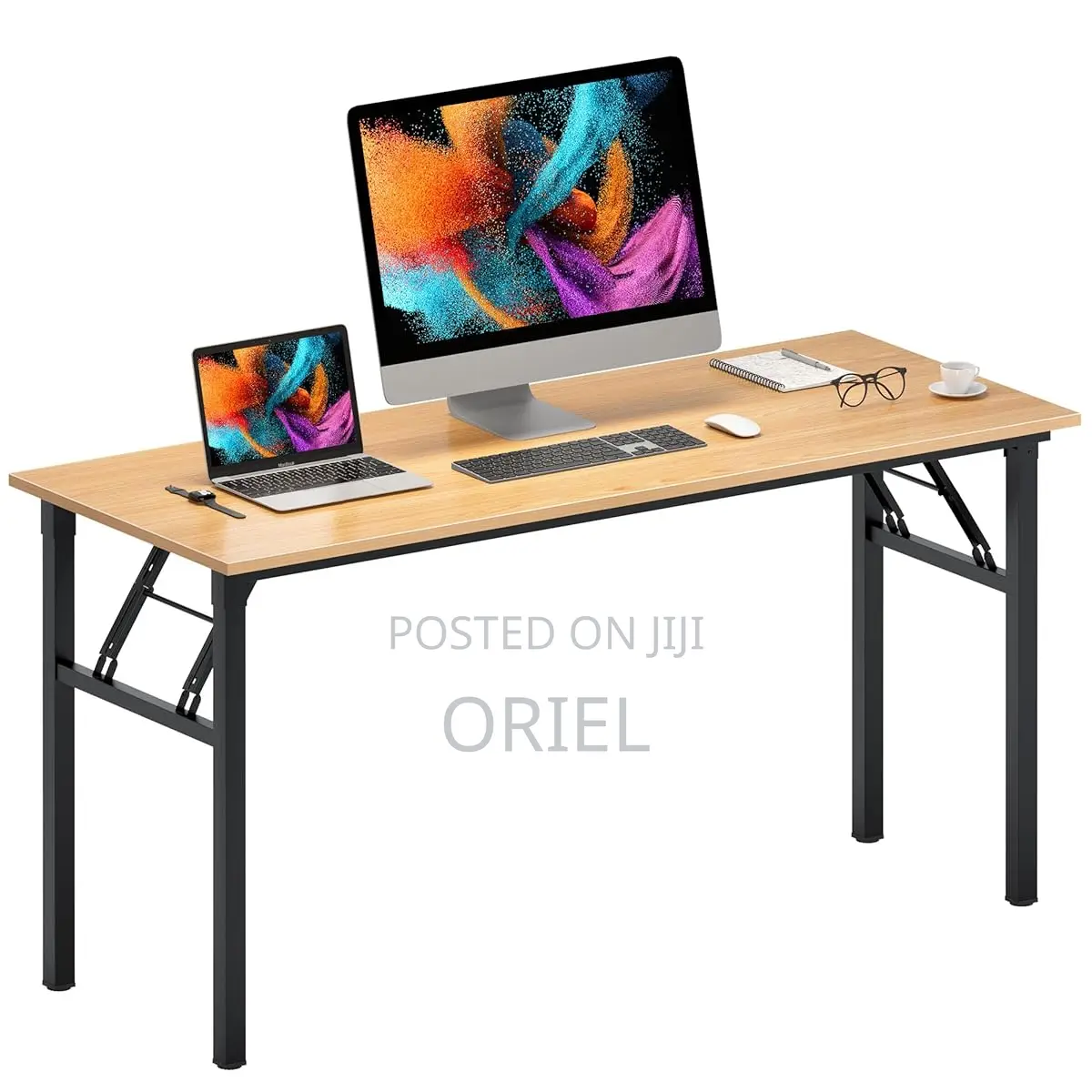 Modern Office Study Foldable Table : Folding Computer Table