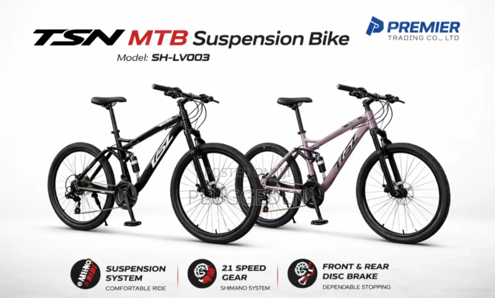 MTB Suspension Bicycle- Size 26