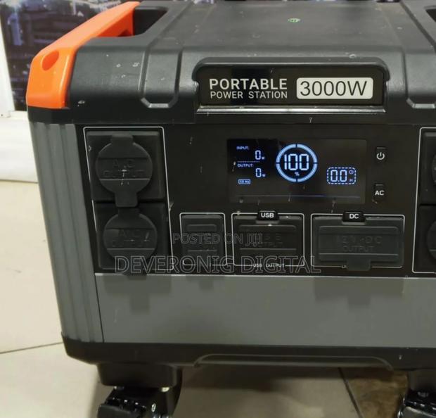 3000w Portable Power Station 12v Ac Output - thumbnail 3