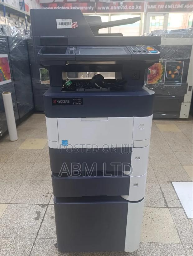 Kyocera M3560 Idn With Two Trays and Trolley for Storage