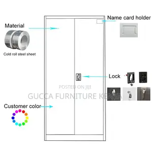 2-door Full Steel Office Filling Cabinet