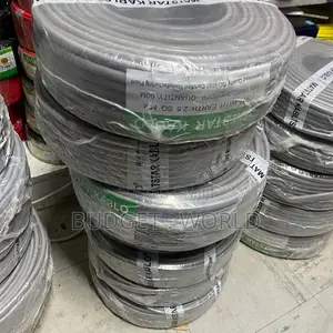 2.5mm 3-Core PVC Insulated Electrical Cable – Heavy Duty Grey Wiring C