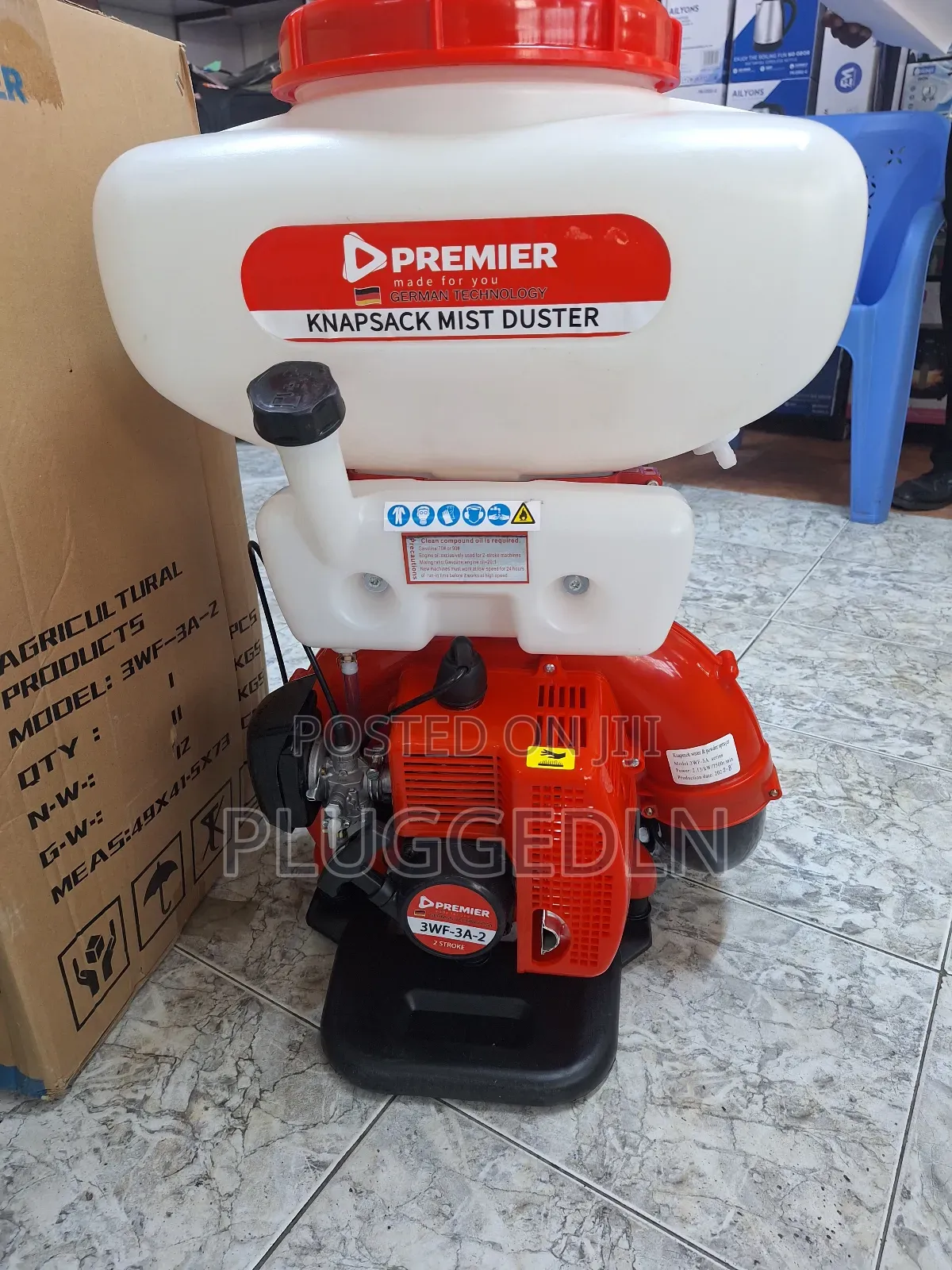 Premier Mist Duster Petrol Engine Driven 20l- 4 Stroke Sprayer.