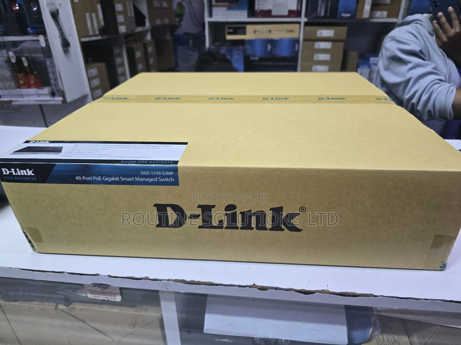DGS-1210-52mp 48 Port Gigabit Smart Managed Switch 4 Combo SFP Ports