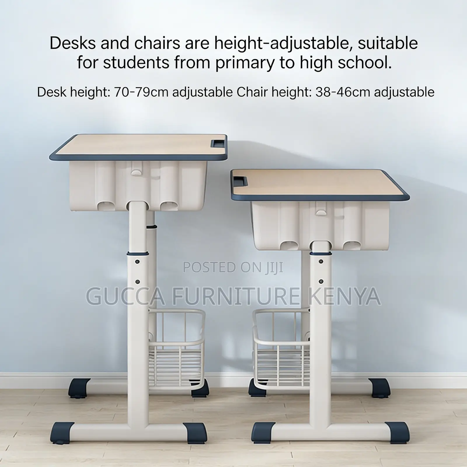 Modern Kid's Adjustable Desk And Chair Set