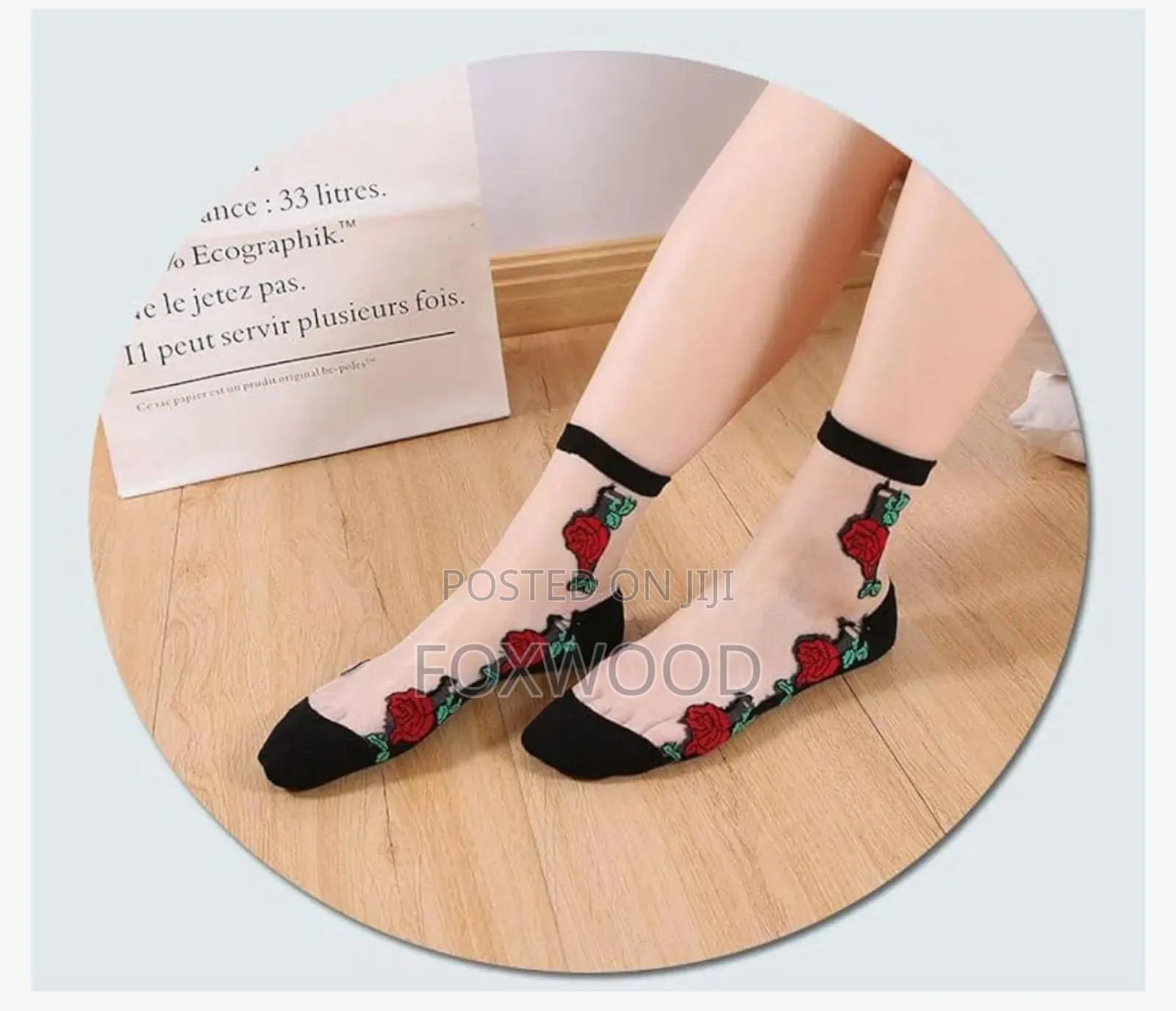 Ttransparent Ankle Socks