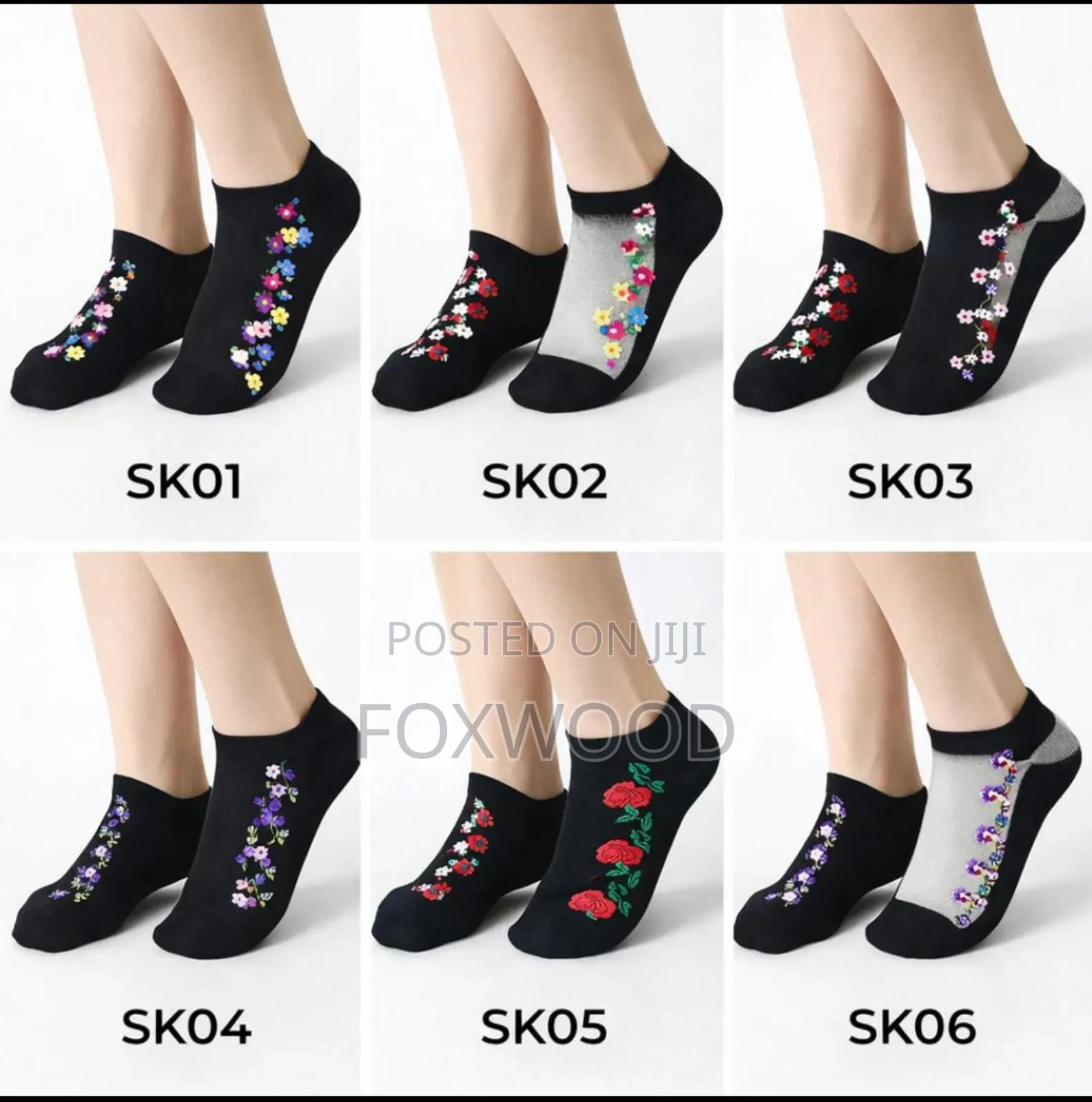 Ttransparent Ankle Socks