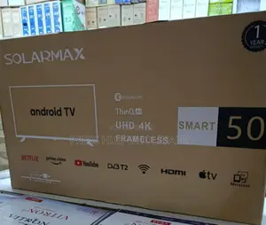 Solarmax 50" Smart Android Tv, a Feat