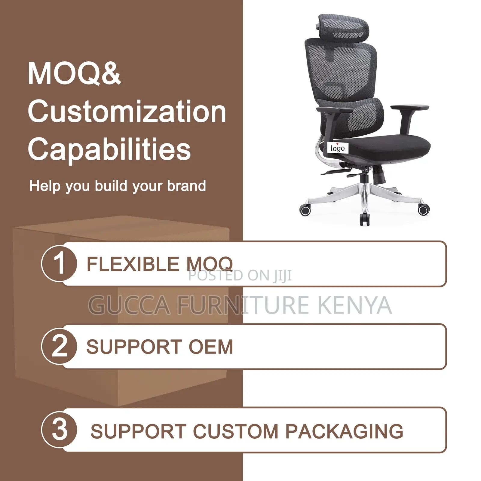 Executive Orthopedic Office Desk Chair