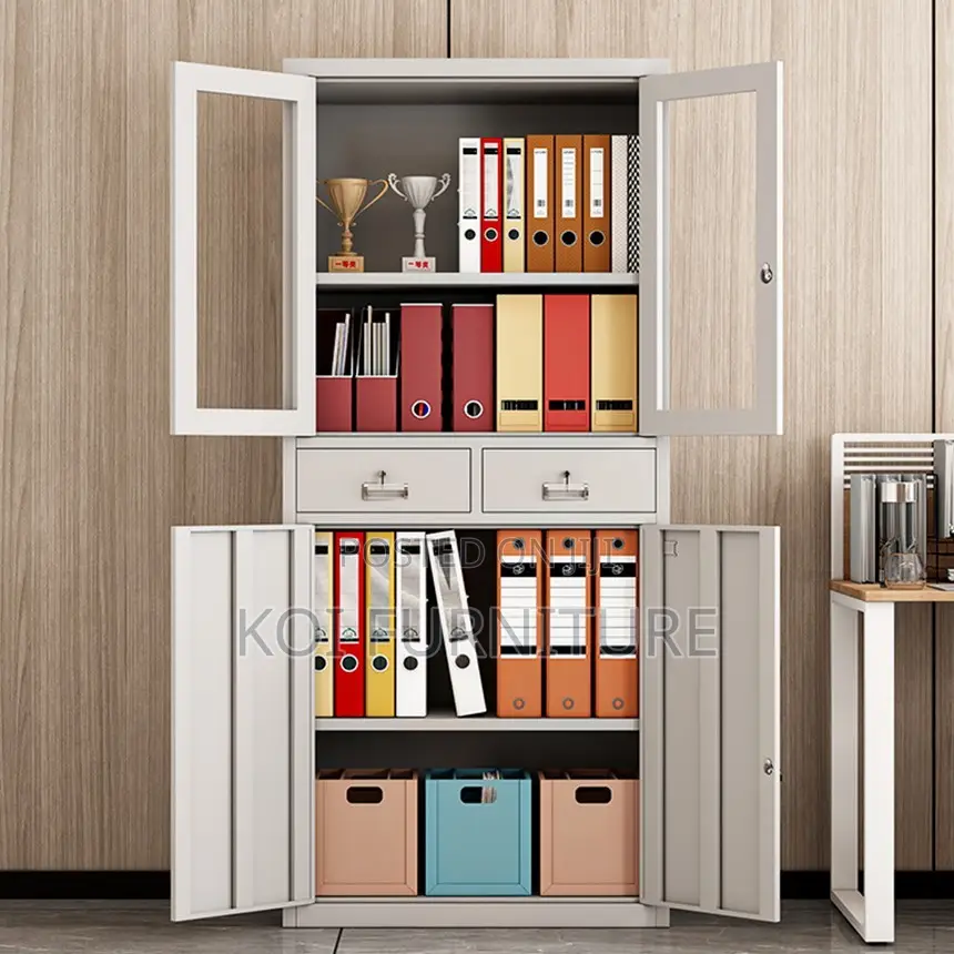 Office Cabinet : 2-Door Office Filing Cabinet With 2-Drawers