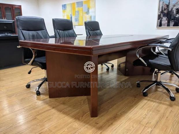 Mahogany 3000mm Office Conference Table - thumbnail 7