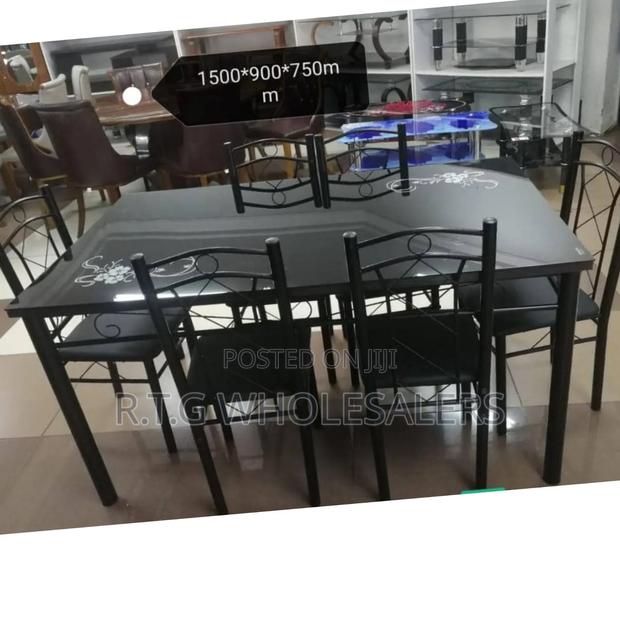 Executive 6‐Seat Dining Table — Spacious Stylish