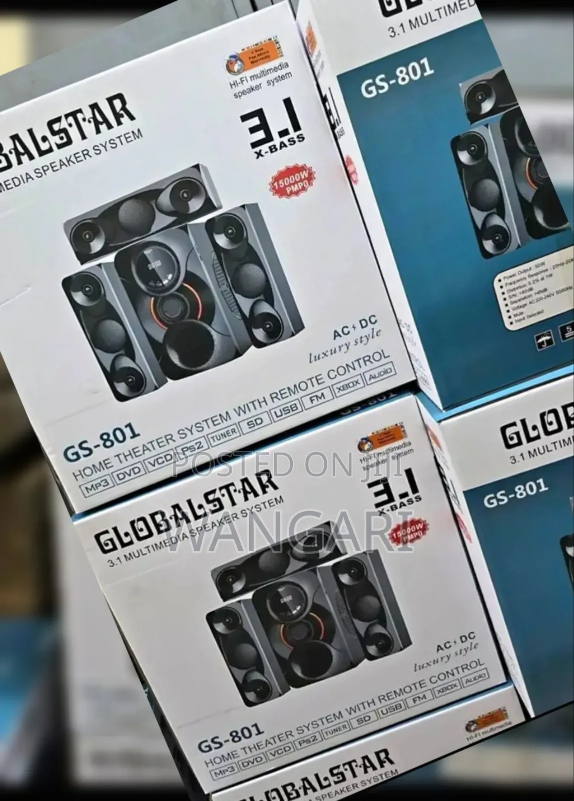 Pay After Delivery, New Globalstar Woofer,