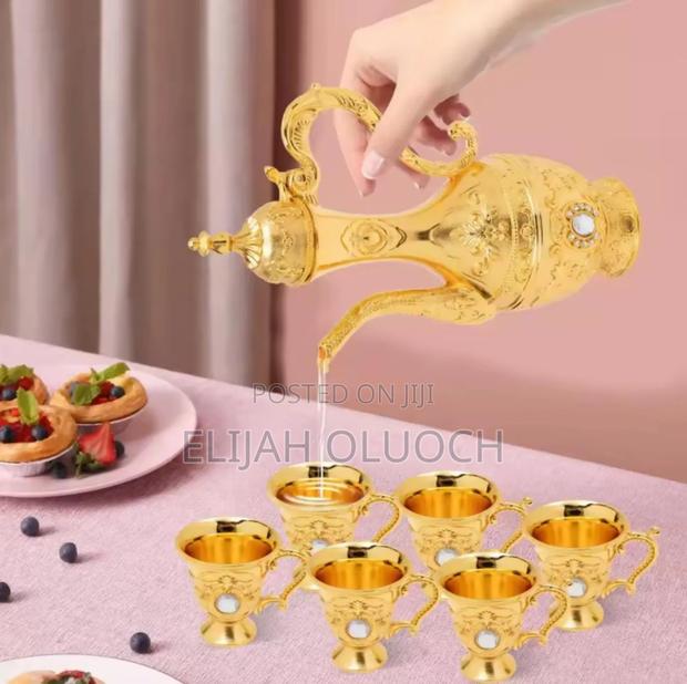 8pcs Elegant & Luxury Arabic Coffee Set - thumbnail 4