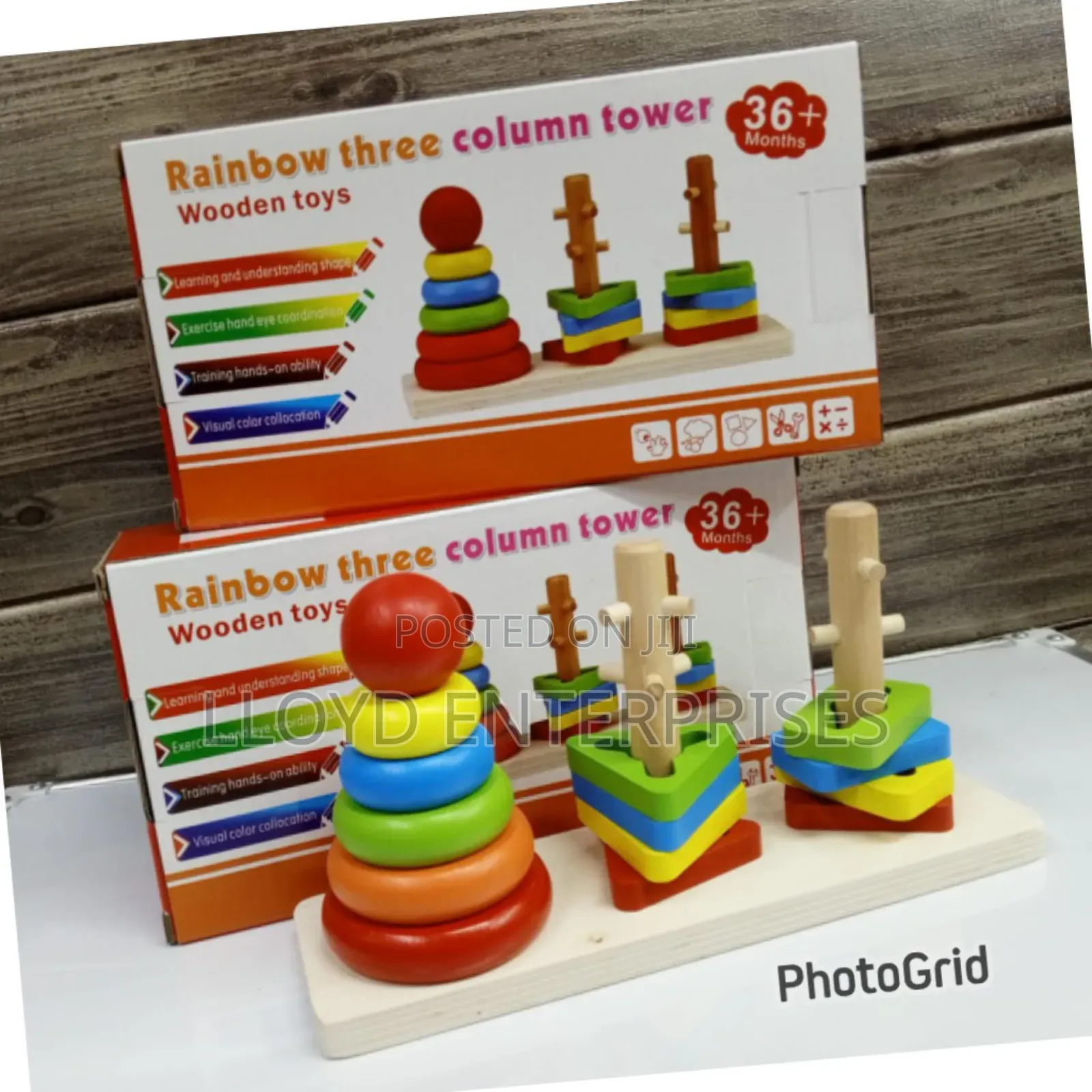 3 Column Tower