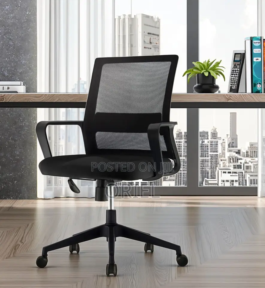 Modern Office Chair : Mid-Back Swivel Office Chair