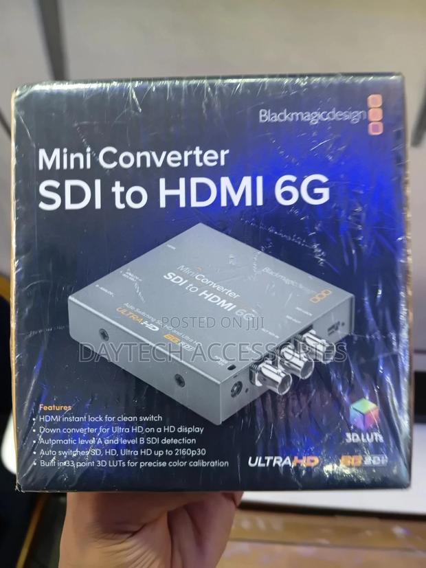 This Is a Blackmagic Design Mini Converter Sdi to Hdmi 6g.