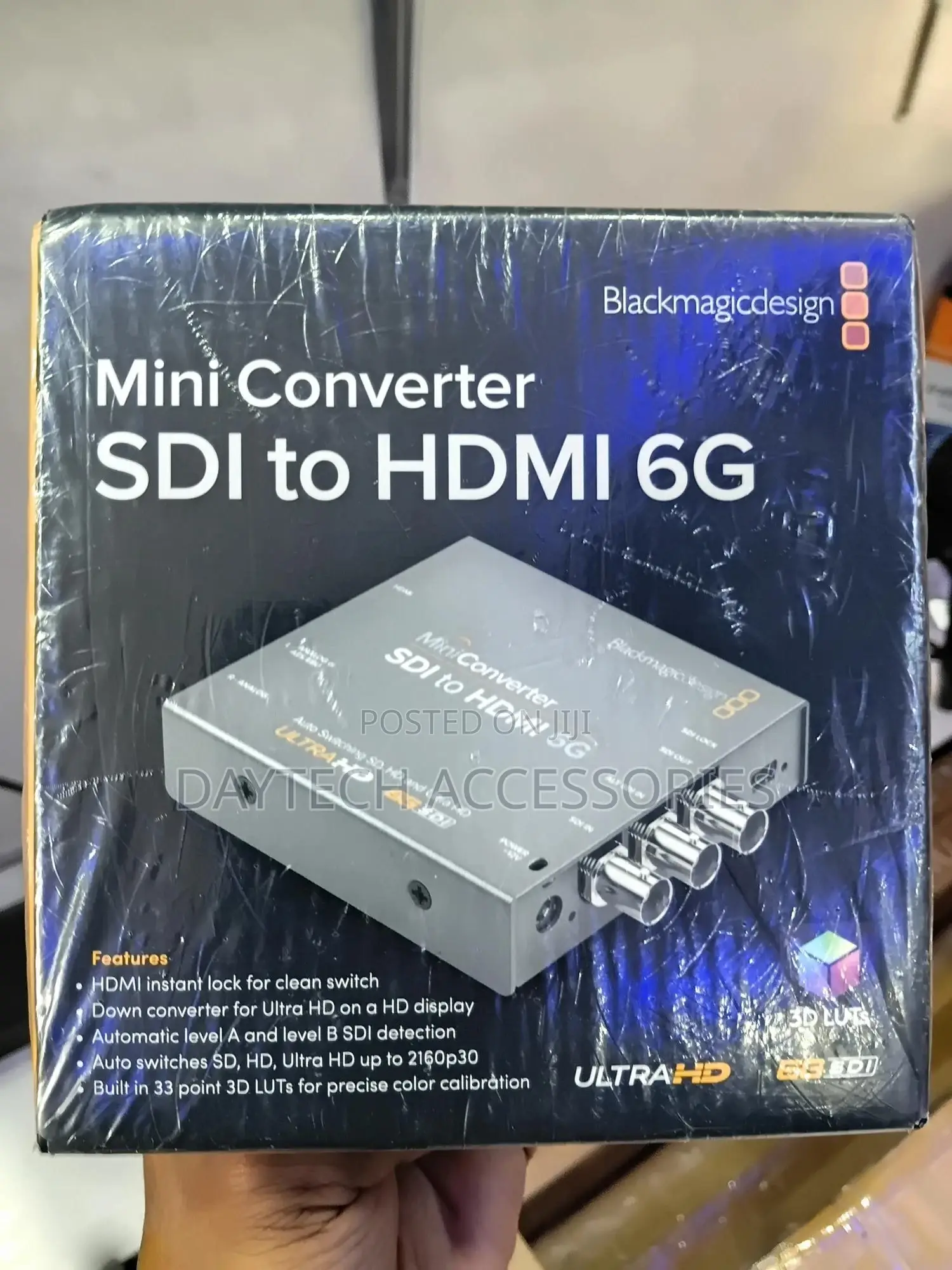 This Is a Blackmagic Design Mini Converter Sdi to Hdmi 6g.