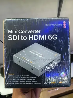 This Is a Blackmagic Design Mini Converter Sdi to Hdmi 6g.