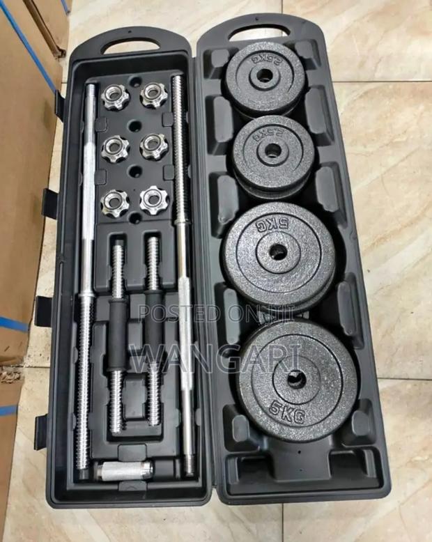 Now Available, 50kgs Chrome Dumbbell