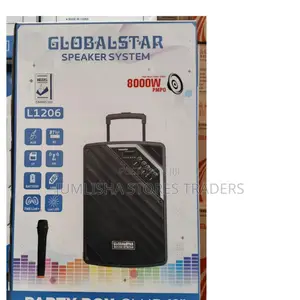 Globalstar Portable Club 12 Inches Trolley Portable Speaker
