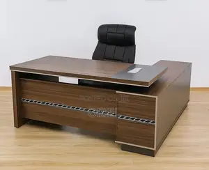 Modern L-Shaped Office Desk : Executive Desk 1.6 Metres