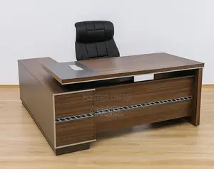 Modern L-Shaped Office Desk : Executive Desk 1.6 Metres