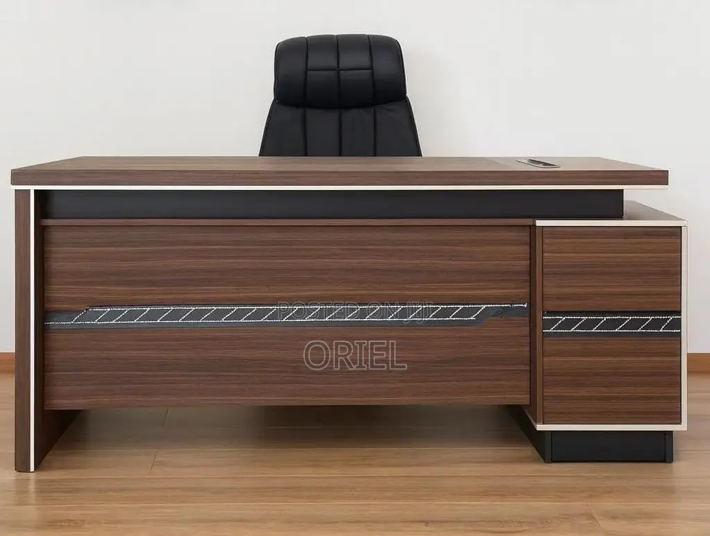 Modern L-Shaped Office Desk : Executive Desk 1.6 Metres