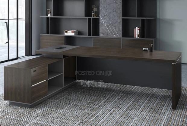 Modern L-Shaped Office Desk : Executive Desk 1.6 Metres - thumbnail 11