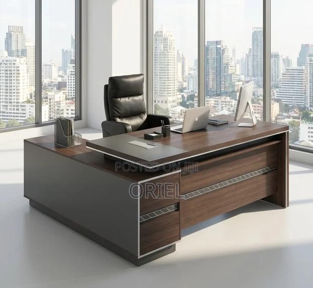Modern L-Shaped Office Desk : Executive Desk 1.6 Metres - thumbnail 13