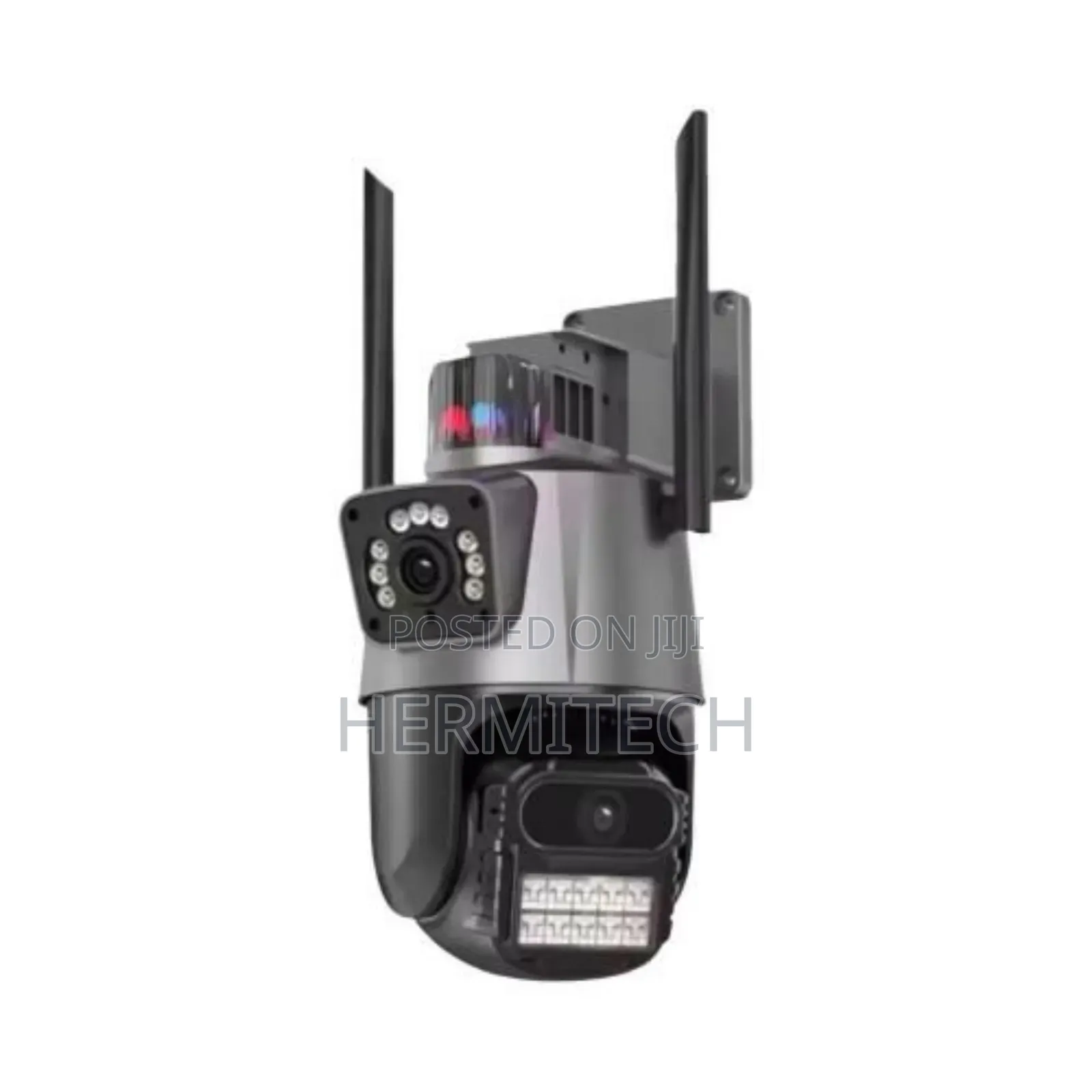 Outdoor Solar Powered CCTV With Two Solar Panels